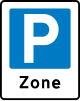 Zone med parkering