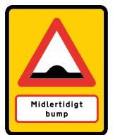 Midlertidigt bump A36.1