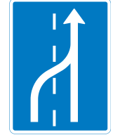 Vognbanetavle E16.2.2