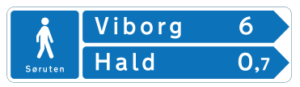 Vejviser for vandrerute F21.2.2