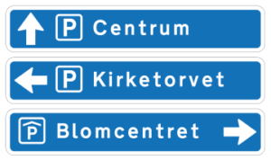 Vejvisningstavle F33.2