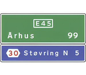 Vejvisningstavle K11