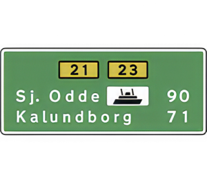 Vejvisningstavle K12