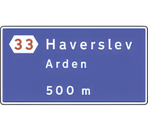Vejvisningstavle I12
