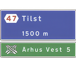 Vejvisningstavle I13