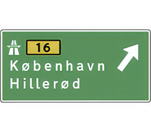 Vejvisningstavle I16