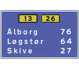 Vejvisningstavle H41
