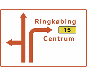 Vejvisningstavle G15