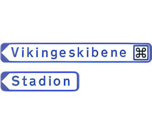 Vejvisningstavle F13