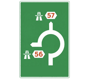 Vejvisningstavle F34.3