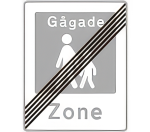 Gågade ophører