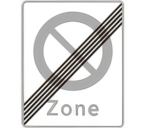 Zone med parkeringsforbud ophører